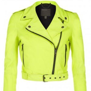 Muubaa Sembri Neon Leather Jacket